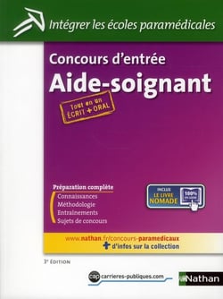 Concours d'entrée aide-soignant - écrit + oral