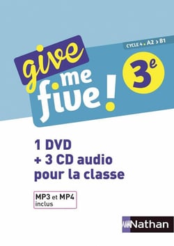 Give me five 3ème - Coffret CD + DVD 2017