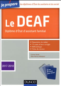 Je prépare - le deaf - diplôme d'etat d'assistant familial (édition 2017/2018)