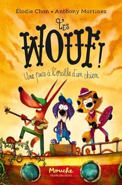 Les Wouf ! Une puce à l'oreille d'un chien