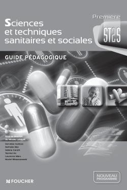 Sciences et techniques sanitaires et sociales 1re bac st2s guide pedagogique