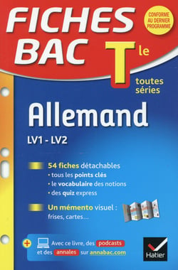 Fiches bac t.13 - allemand - terminale - lv1-lv2