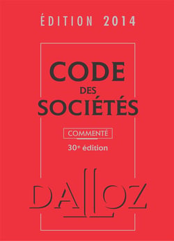 CODE DES SOCIETES 2014 COMMENTE