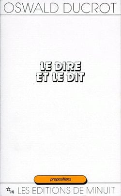 Le dire et le dit