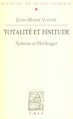 Totalite et finitude - spinoza et heidegger
