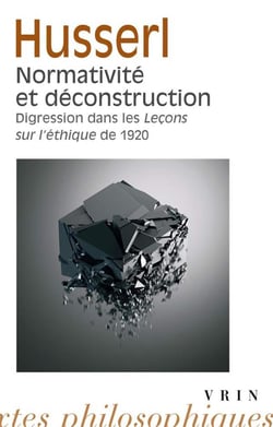 Normativité et déconstruction - digression dans les Leçons sur l'éthique de 1920