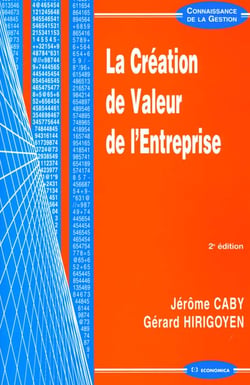 Creation valeur entreprise - 2e edition