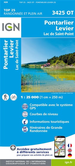 3425Ot Pontarlier/Levier/Lac De St Point