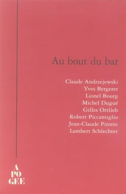 Au bout du bar