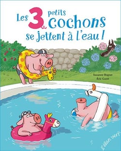 Les trois petits cochons se jettent a l'eau !