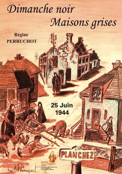 Dimanche noir, Maisons grises 25 juin 1944