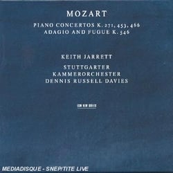 Concerto Pour Piano K 271, K 453 & K 466-Adagio & Fugue K 546