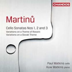 Sonates pour violoncelle n°1, 2 & 3 - CD