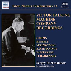 Complete solo piano recordings vol. 6 : Victor Talking Machine Company Recordings