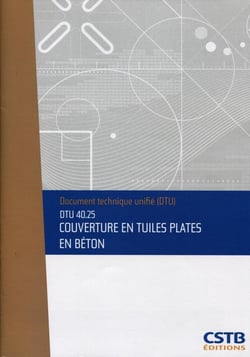 DTU 40.25 couverture en tuiles plates en béton