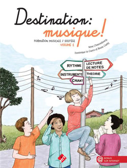 Destination musique ! formation musicale, solfège vol.1