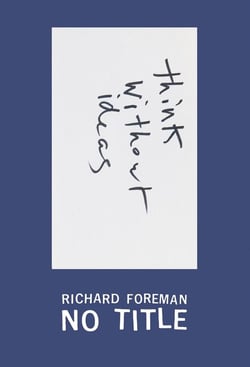 Richard Foreman : No title