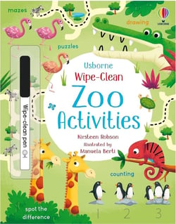 Zoo activitiés : wipe-clean