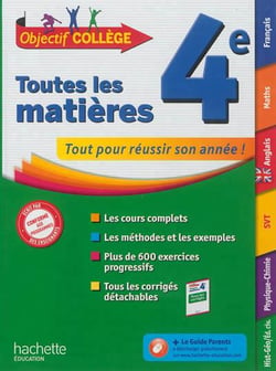 Objectif college - toutes les matières - 4ème