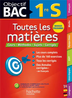Objectif bac - toutes les matières - 1ère s