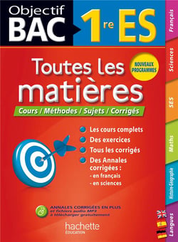 Objectif bac - toutes les matières - 1ère es