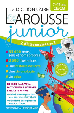 Le dictionnaire Larousse junior (édition 2026) : Collectif