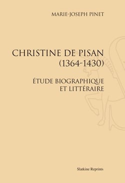 Christine de pisan (1364-1430) - étude biographique et littéraire