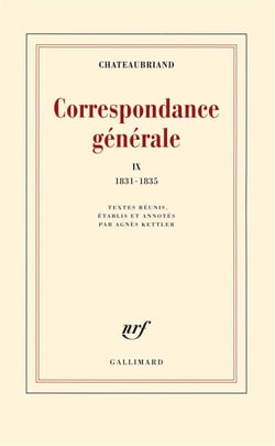 Correspondance générale Tome 9