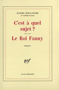 C'est a quel sujet ? / le roi fanny