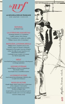 La nouvelle revue francaise n.649