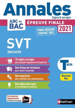 Annales ABC du bac - sujets & corrigés Tome 25 : science et vie de la terre : terminale (édition 2020)