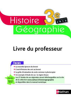 Histoire-geographie 3e 2012 - professeur