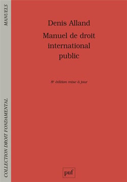 Manuel de droit international public (8e édition)