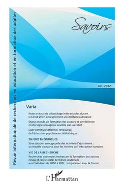 Savoirs n.60 : Varia (édition 2022)