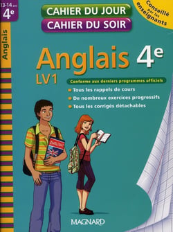 Cahiers du jour/ soir - anglais - lv1 - 4ème (édition 2010)