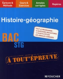 Histoire/géographie - bac stg