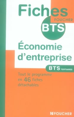 Économie d'entreprise - bts tertiaires
