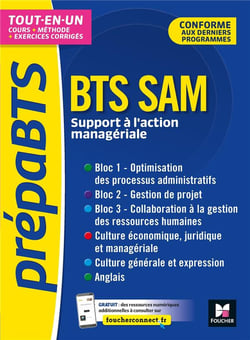 PREPABTS : BTS SAM, support à l'action managériale - toutes les matières - tout-en-un