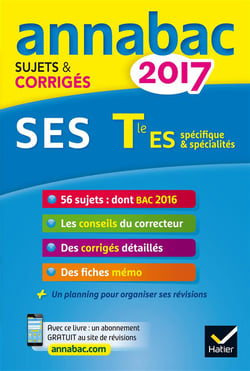 Annabac sujets & corriges - 2017 - ses - terminale es