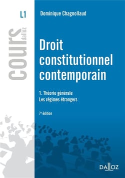 Droit constitutionnel contemporain t.1 - théorie générale, les régimes étrangers (7e édition)