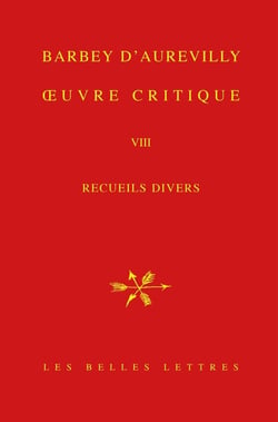 Oeuvre critique Tome 8 : recueils divers, volume 1
