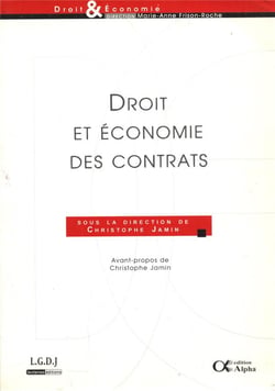 Droit et économie des contrats
