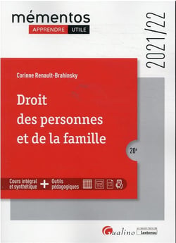 Droit des personnes et de la famille (édition 2021/2022)