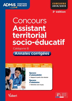 Assistant territorial socio-éducatif - annales corrigées - catégorie B (3e édition)