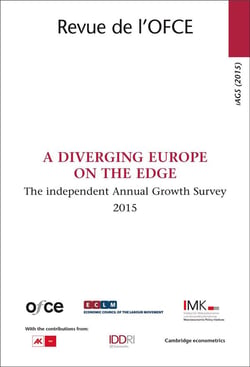 Revue de l'OFCE : the independant annual growth survey - a diverging Europe on the edge (édition 2015)