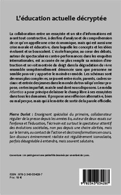 L'éducation actuelle décryptée - entretiens avec Atlantico