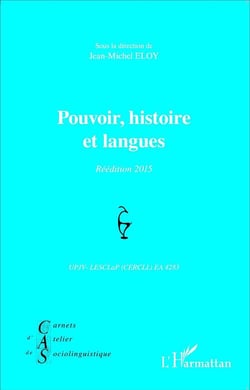 Pouvoir histoire et langues (édition 2015)