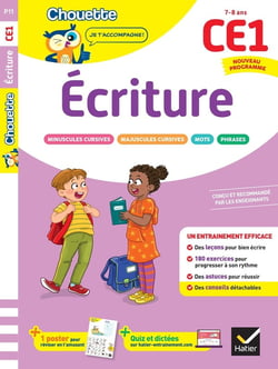 Ecriture CE1 - Cahier de soutien nouveau programme