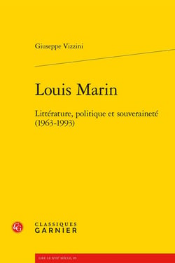 Louis Marin : Littérature, politique et souveraineté (1963-1993)