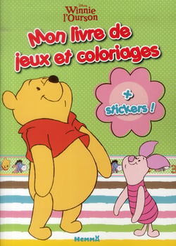 Winnie l'ourson - mon livre de jeux et coloriages